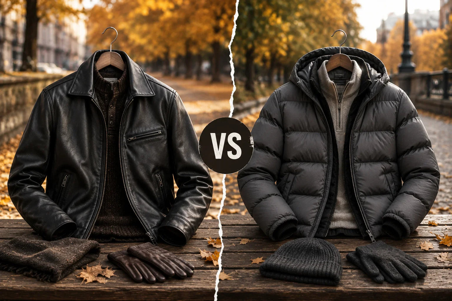 Leather Jacket vs Puffer Jacket: Which One to Wear This Fall