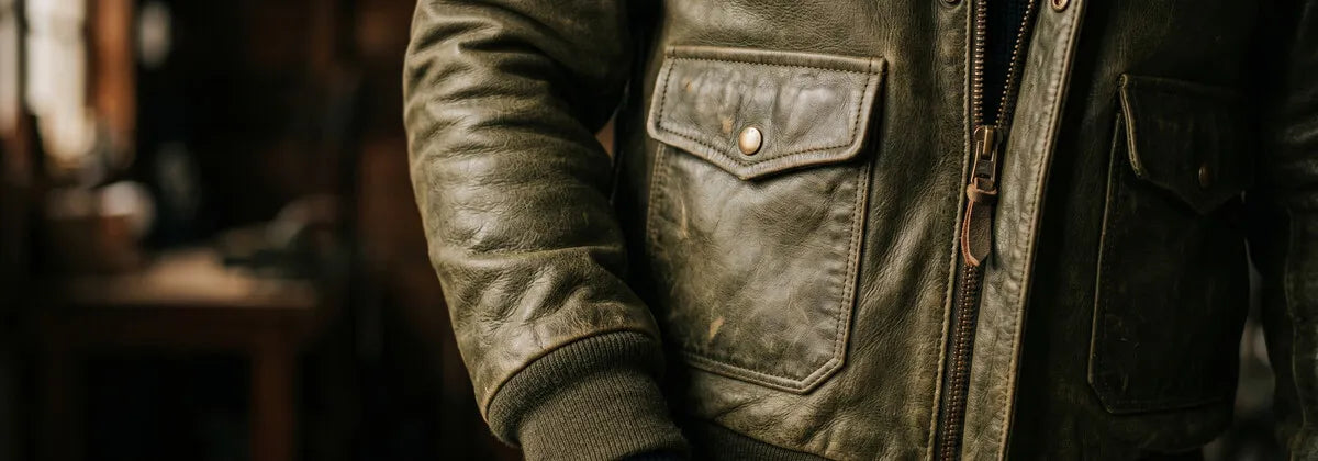 Men's Bomber Leather Jackets
