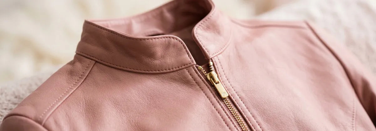 Women's Pink Leather Jackets