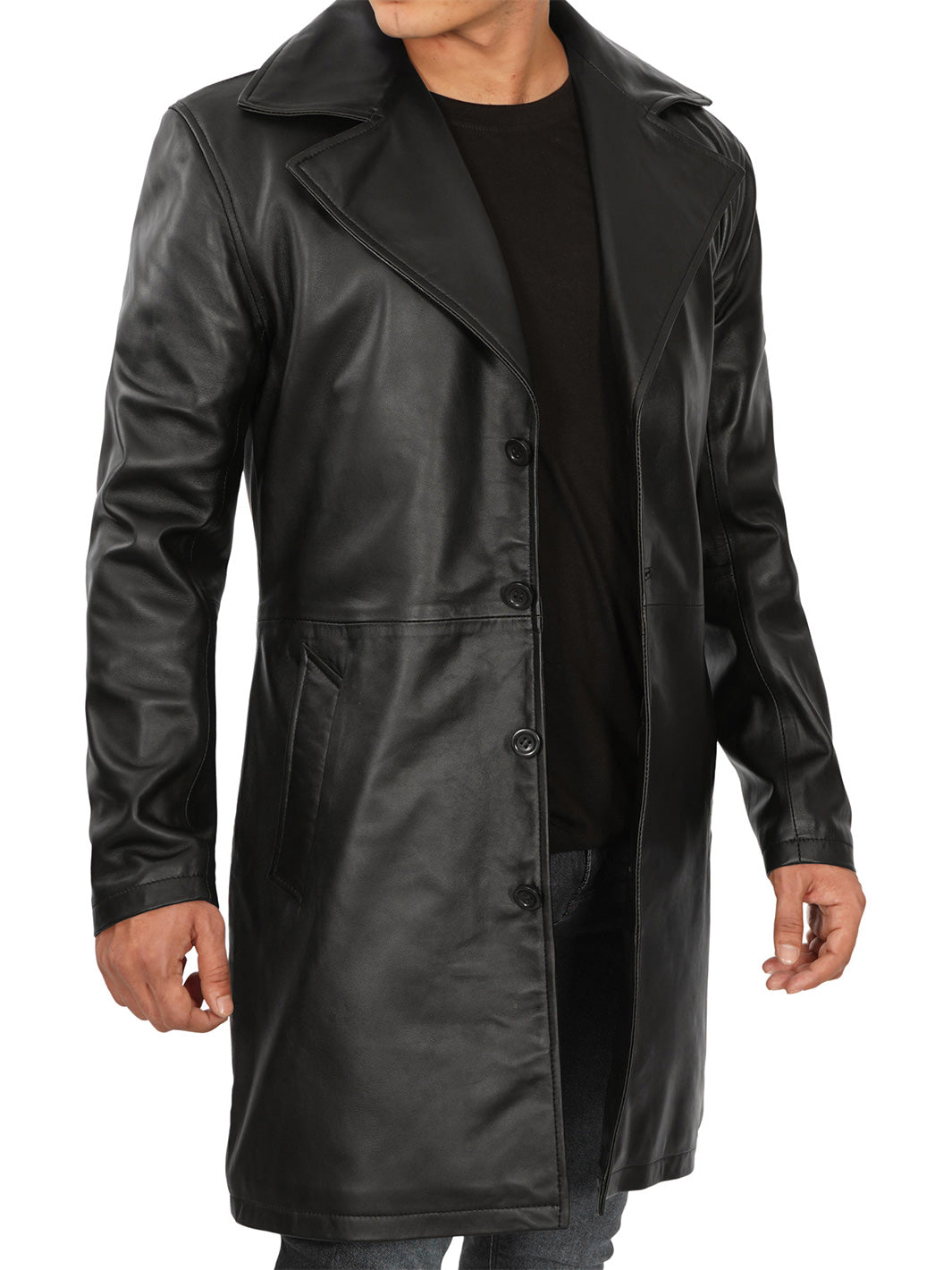 Black Car Coat For Men