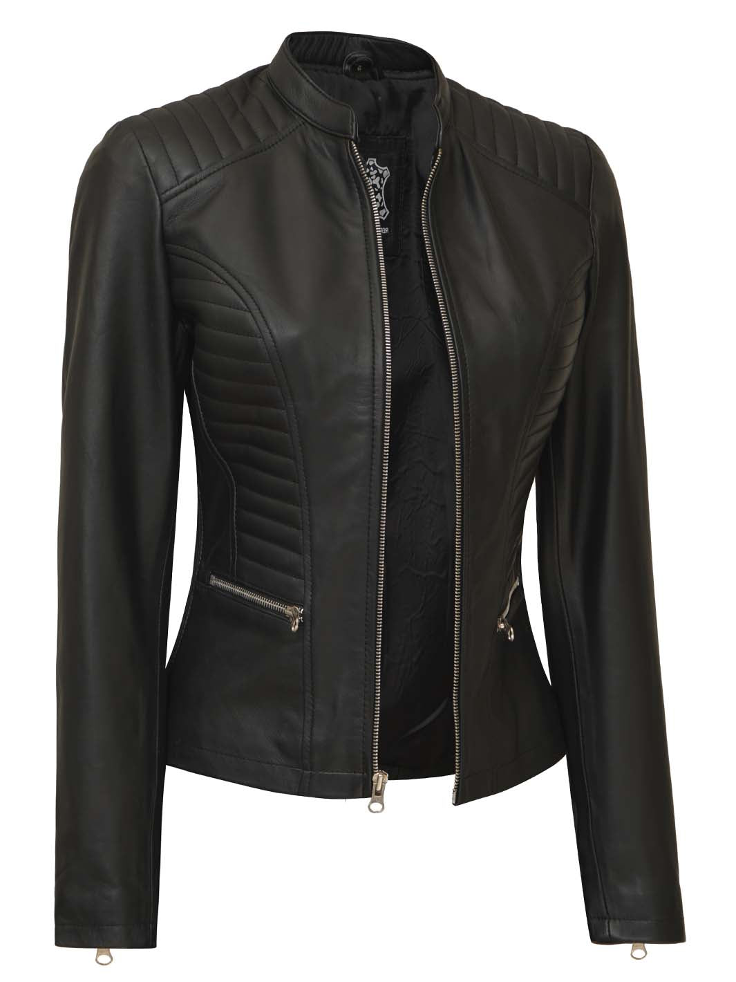 Womens leather jacket