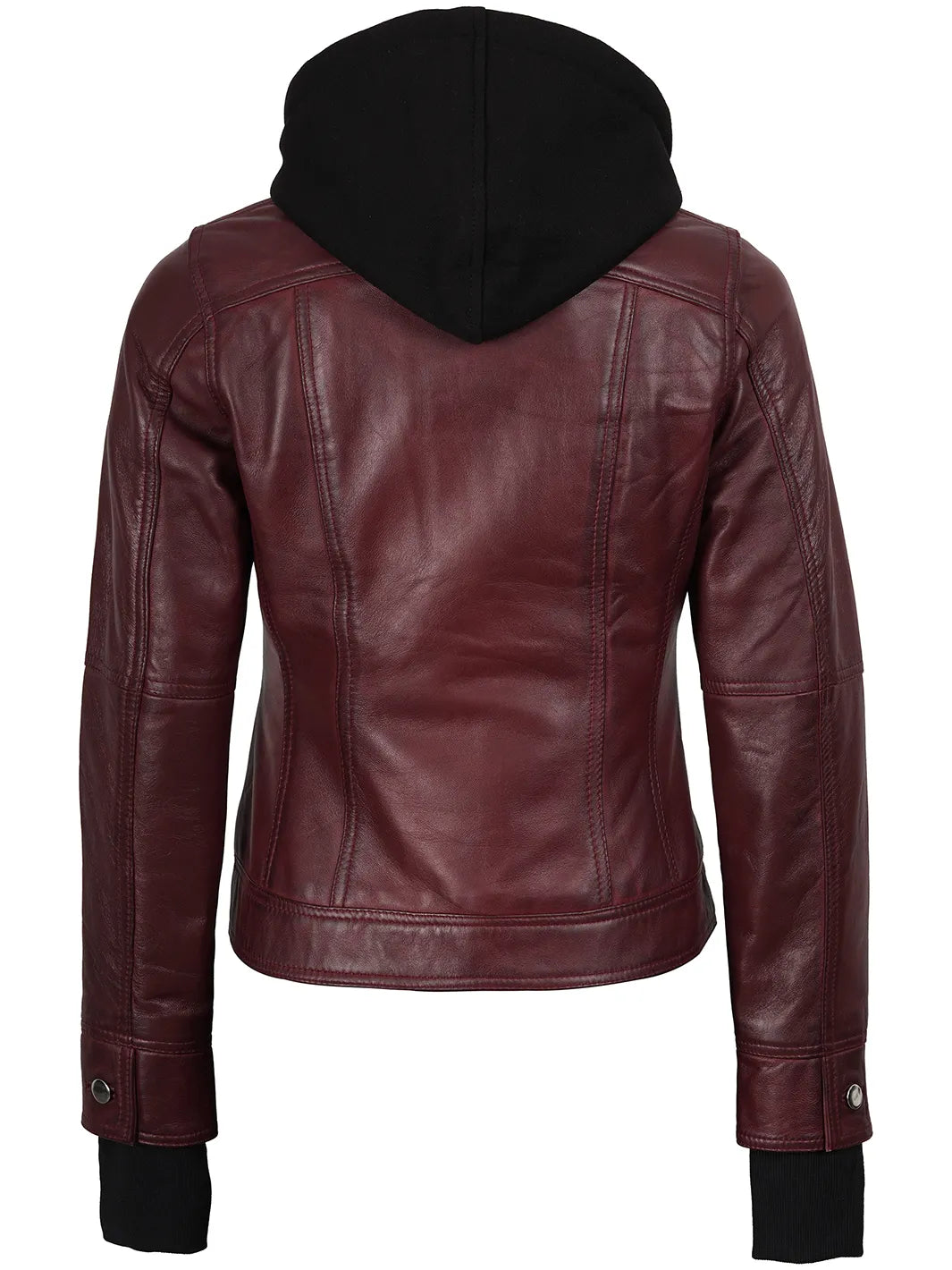 Women Burgundy Leather Jacket With Hood Real Lambskin Decrum women-burgundy-leather-jacket-with-hood-real-lambskin-decrum