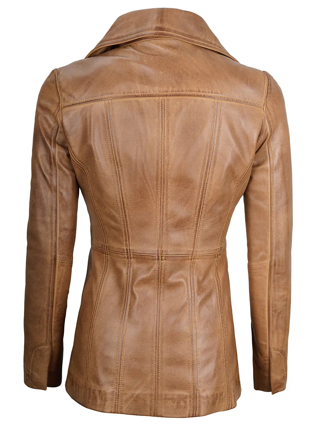 Women leather blazer