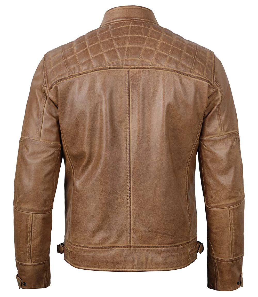 Camel Leather Jacket