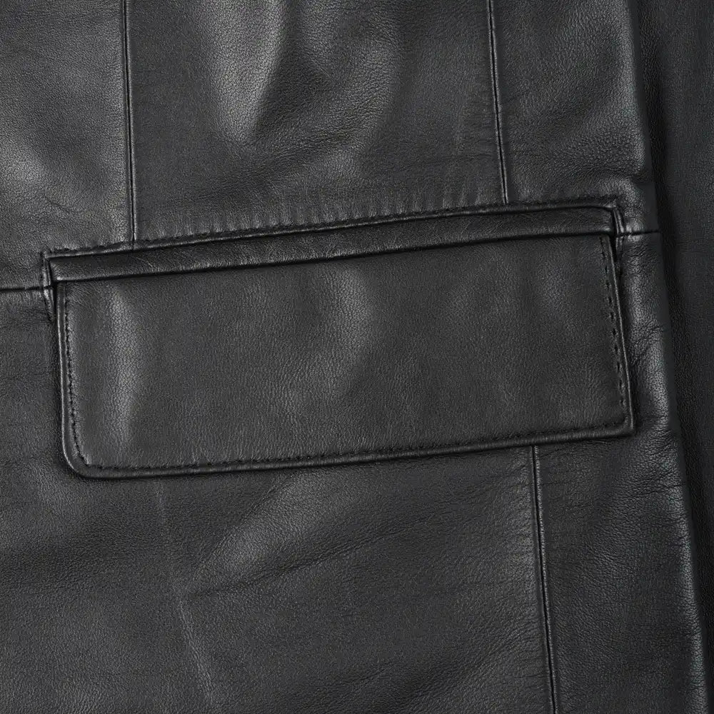 SMOOTH BLACK LAMBSKIN