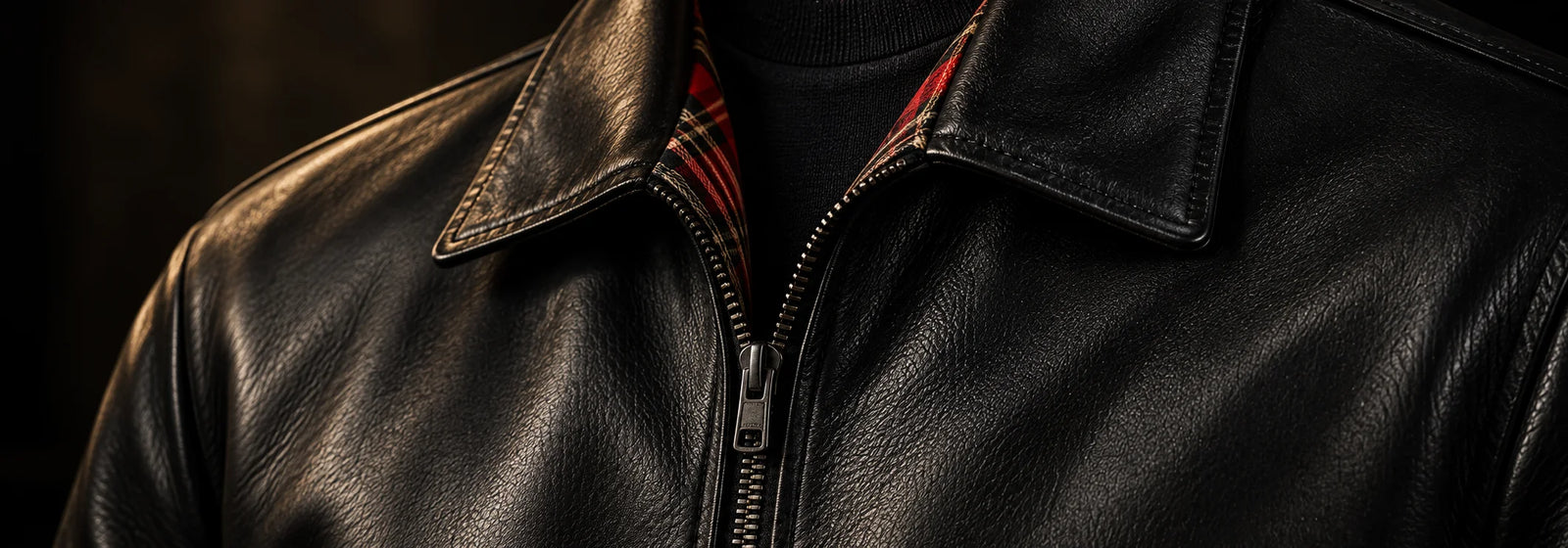 Men's Black Harrington Jackets