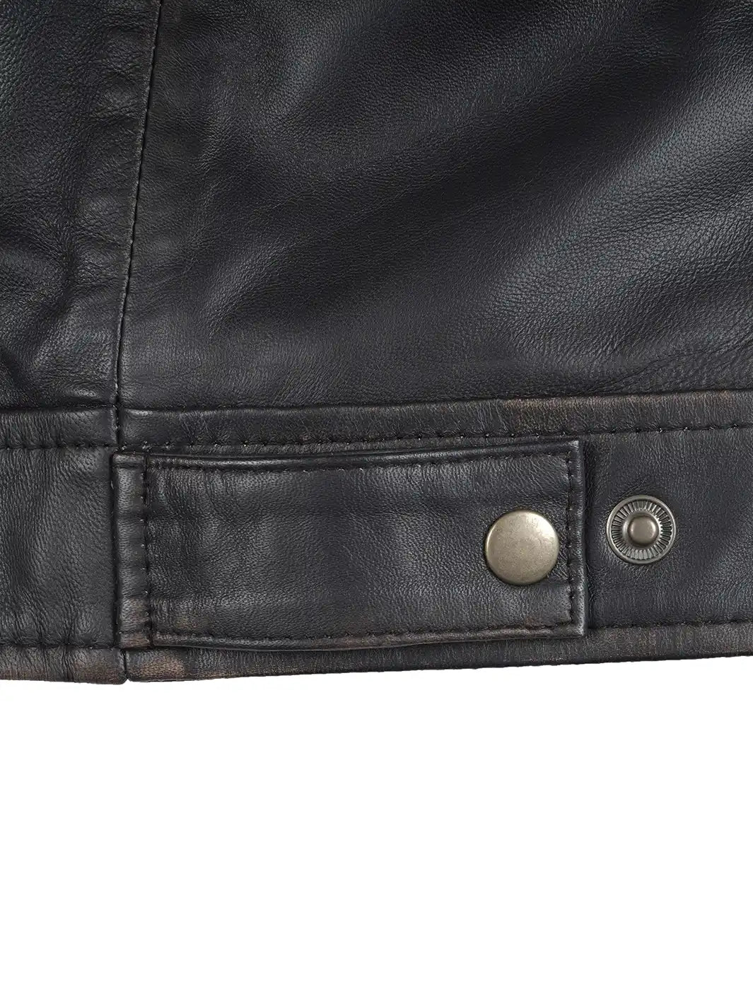 dark brown leather jacket mens 