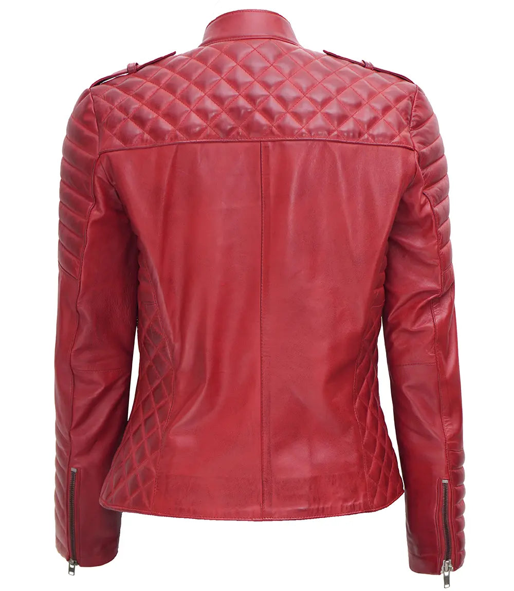 Womens leather jacket