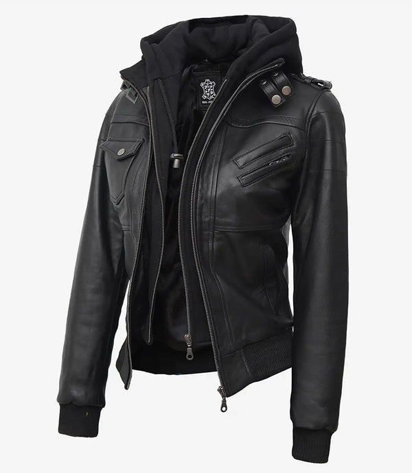 womens-black-hooded-jacket