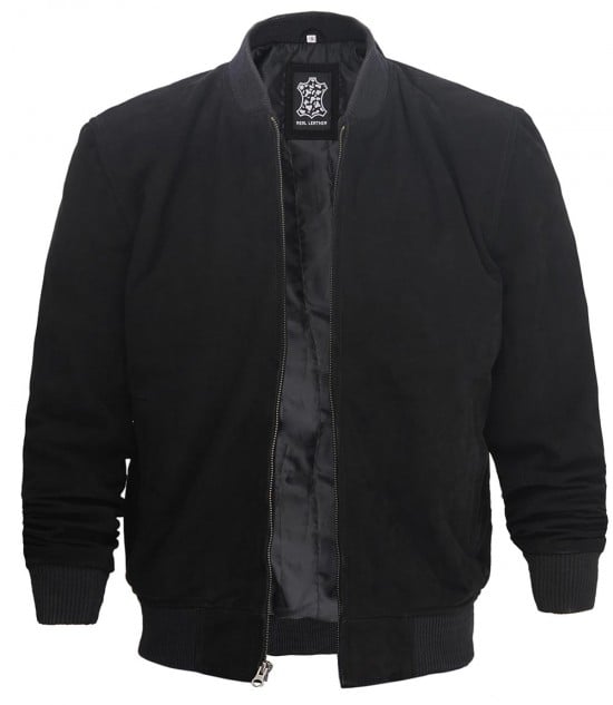 black suede leather jacket