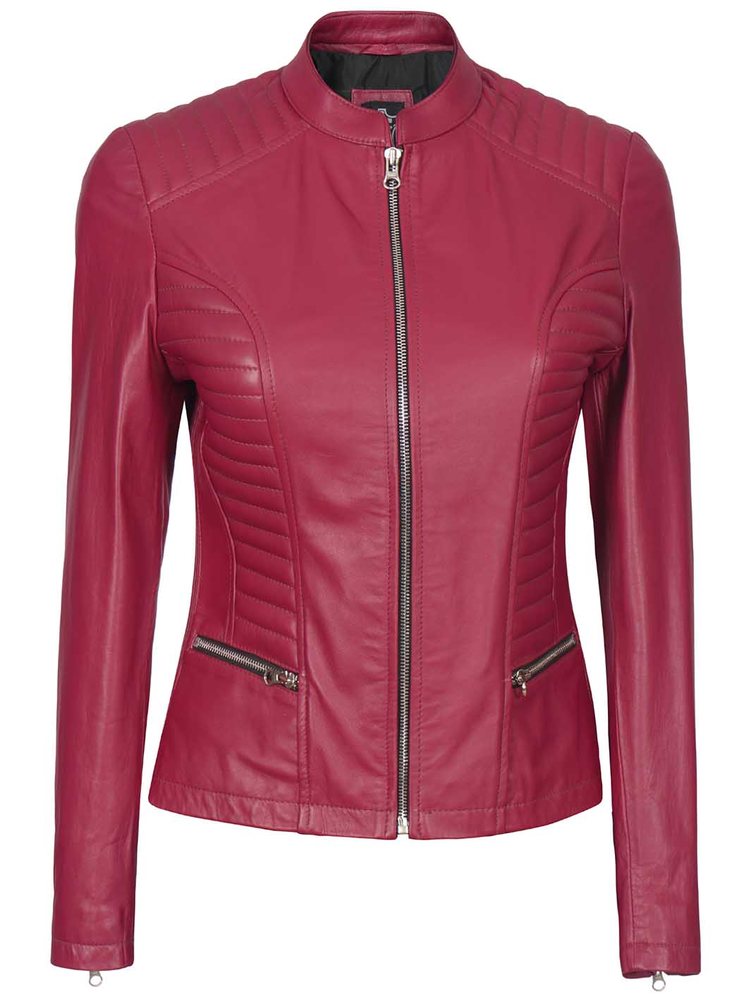 Womens Biker Leather Jacket